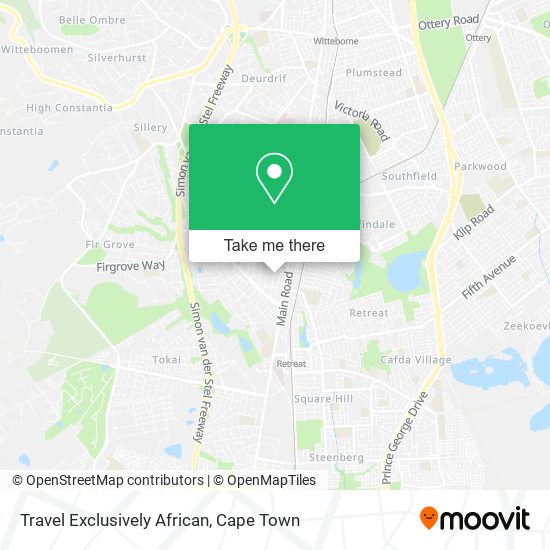 Travel Exclusively African map