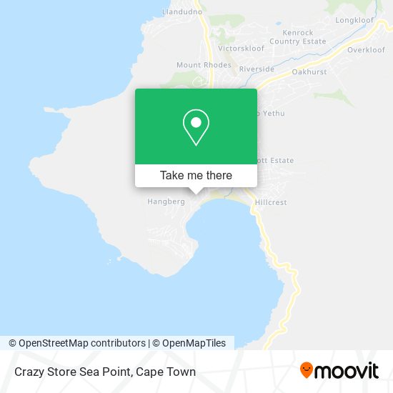 Crazy Store Sea Point map