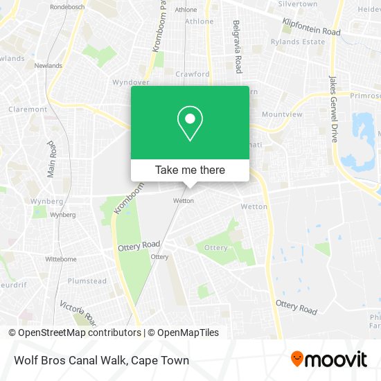 Wolf Bros Canal Walk map