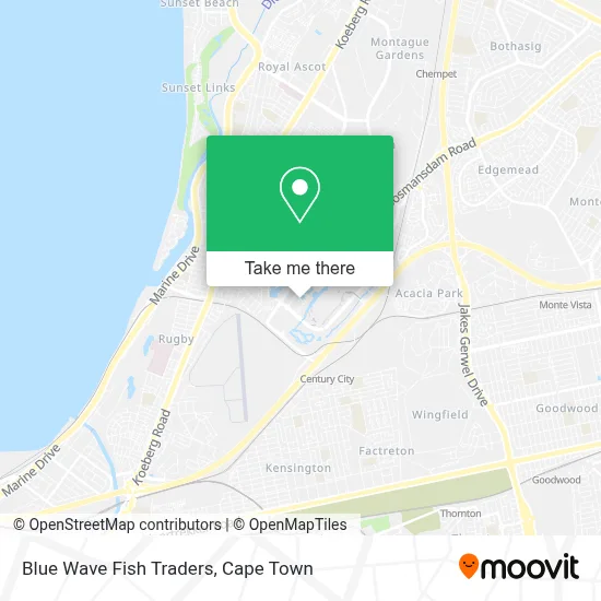 Blue Wave Fish Traders map