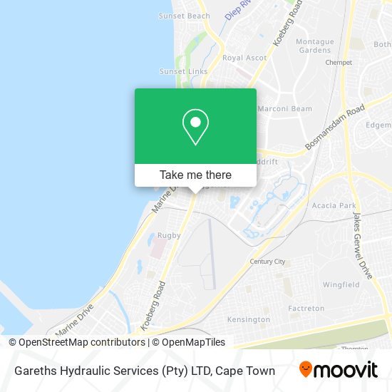 Gareths Hydraulic Services (Pty) LTD map