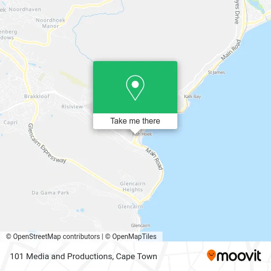 101 Media and Productions map