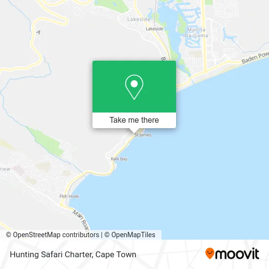 Hunting Safari Charter map