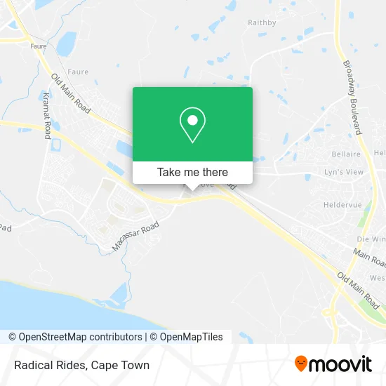 Radical Rides map