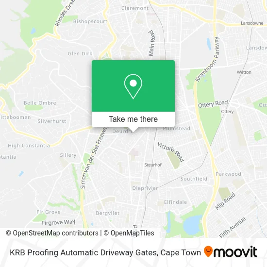 KRB Proofing Automatic Driveway Gates map