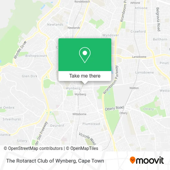 The Rotaract Club of Wynberg map