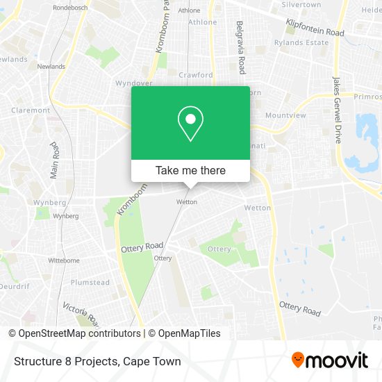 Structure 8 Projects map