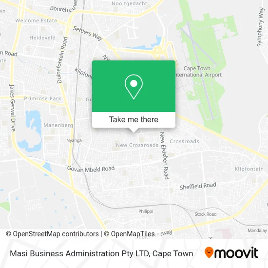 Masi Business Administration Pty LTD map