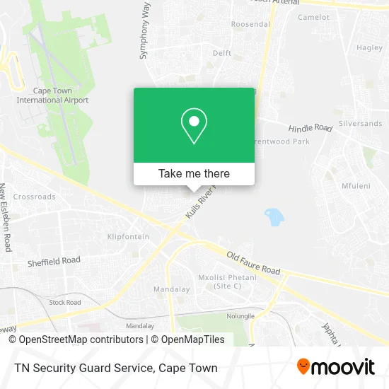 TN Security Guard Service map