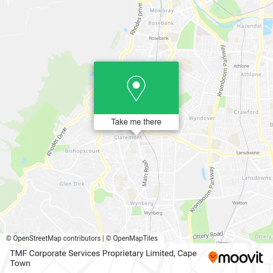 TMF Corporate Services Proprietary Limited map