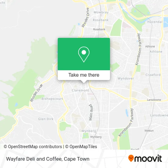 Wayfare Deli and Coffee map