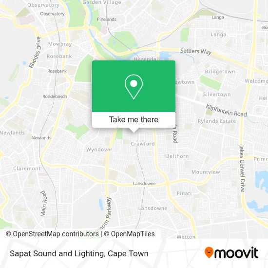 Sapat Sound and Lighting map