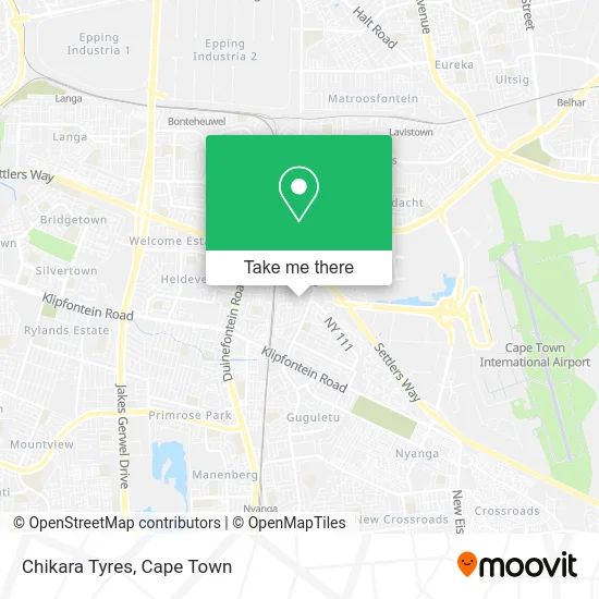 Chikara Tyres map