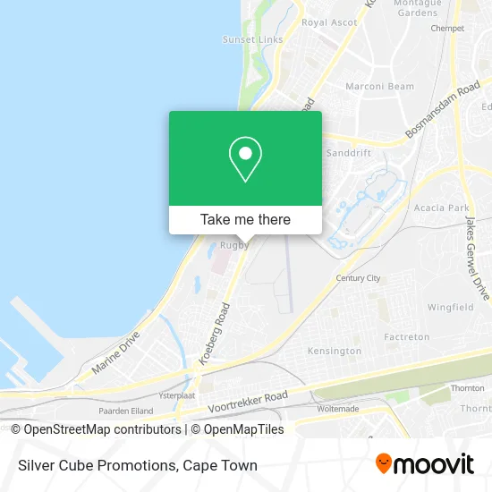 Silver Cube Promotions map
