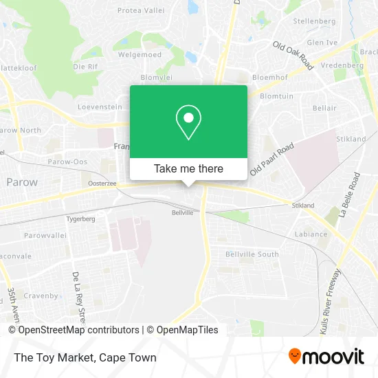 The Toy Market map
