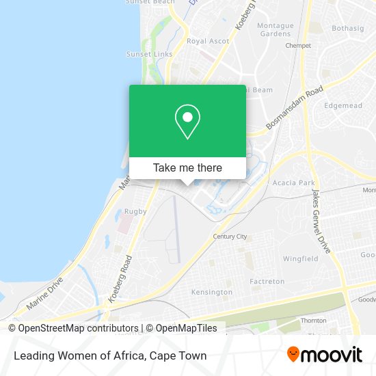 Leading Women of Africa map