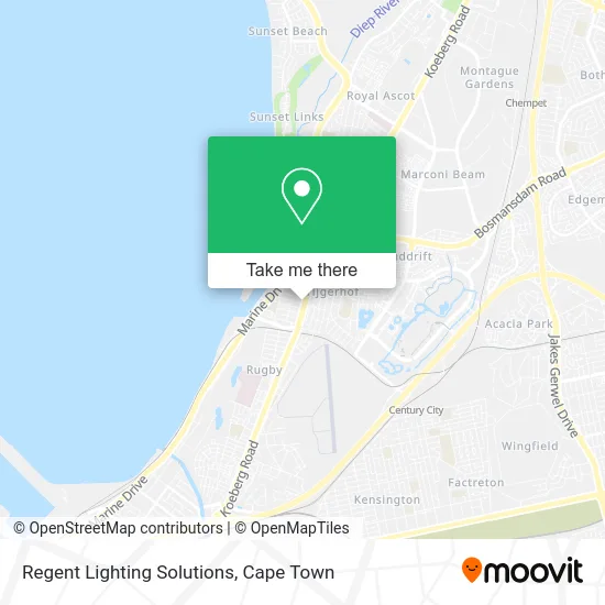 Regent Lighting Solutions map