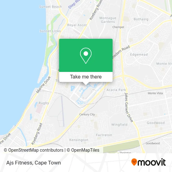 Ajs Fitness map