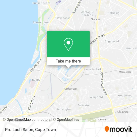 Pro Lash Salon map