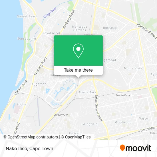 Nako Iliso map