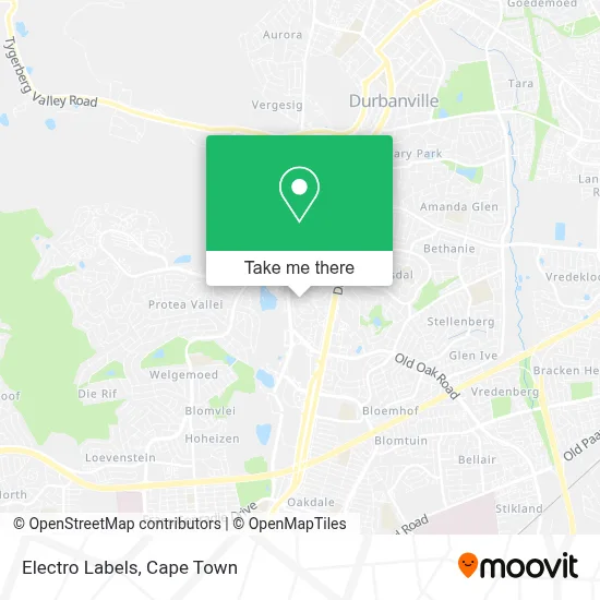 Electro Labels map