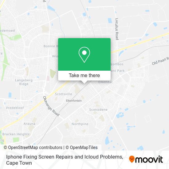 Iphone Fixing Screen Repairs and Icloud Problems map