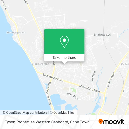 Tyson Properties Western Seaboard map