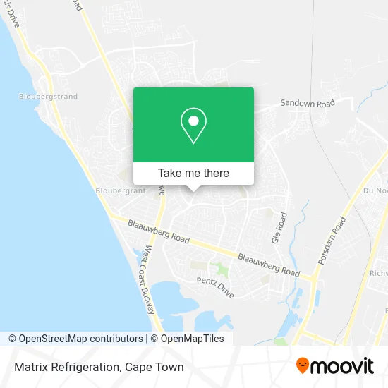 Matrix Refrigeration map