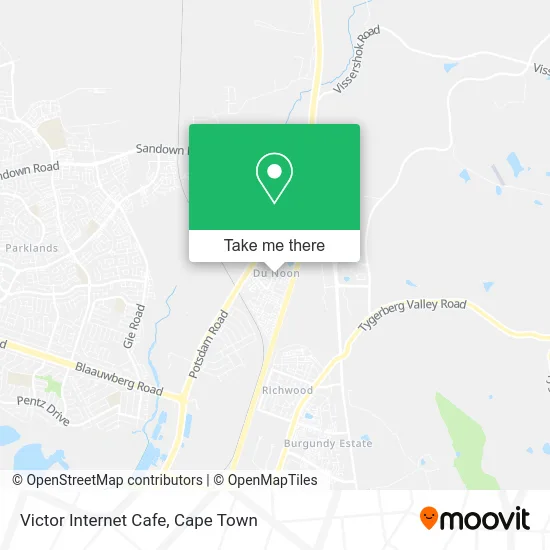Victor Internet Cafe map
