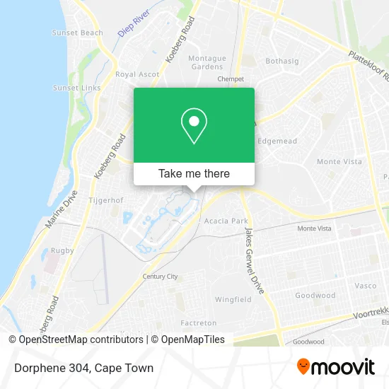 Dorphene 304 map