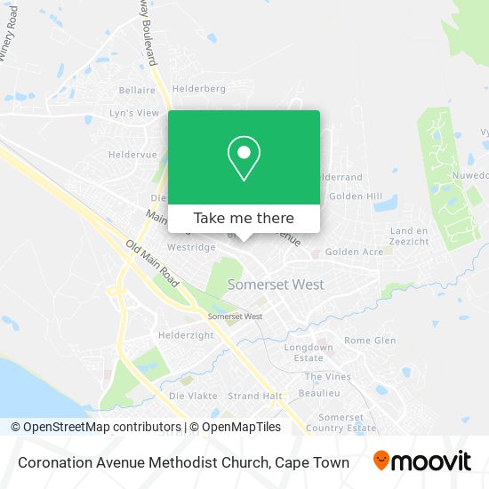 Coronation Avenue Methodist Church map