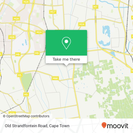 Old Strandfontein Road map