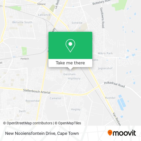 New Nooiensfontein Drive map