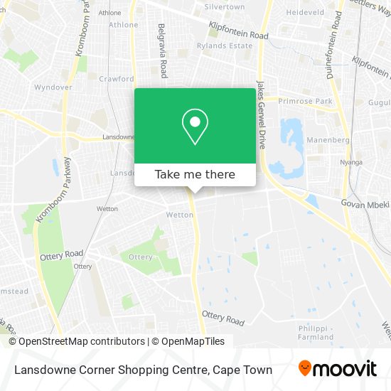 Lansdowne Corner Shopping Centre map