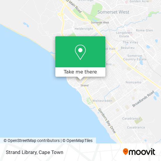 Strand Library map