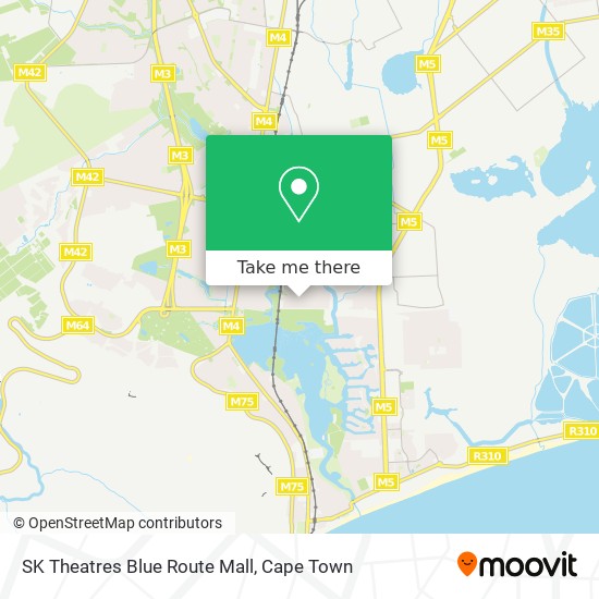 SK Theatres Blue Route Mall map