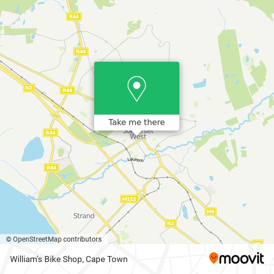 William's Bike Shop map