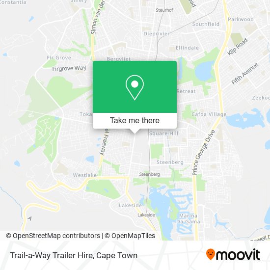 Trail-a-Way Trailer Hire map