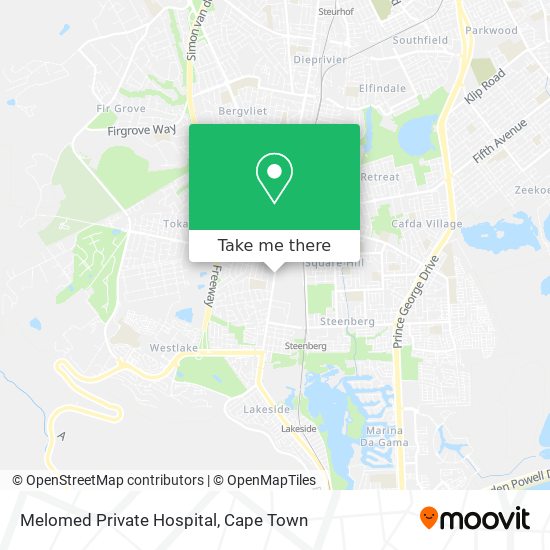 Melomed Private Hospital map