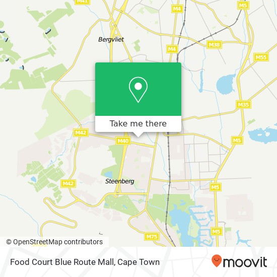 Food Court Blue Route Mall map
