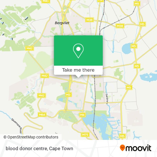 blood donor centre map