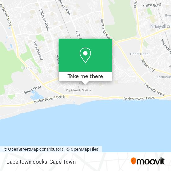 Cape town docks map