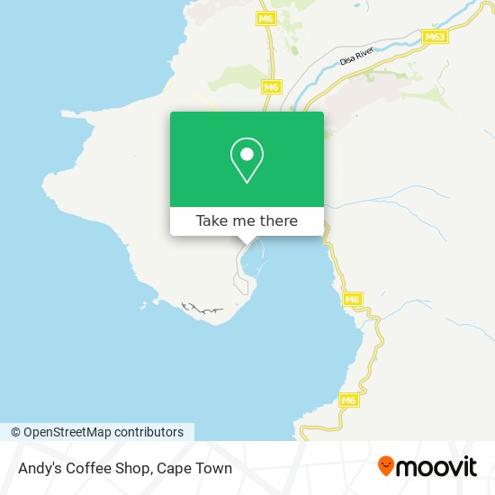 Andy's Coffee Shop map