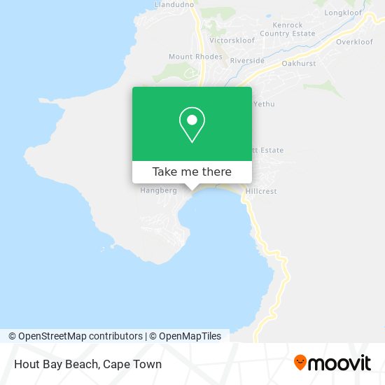 Hout Bay Beach map