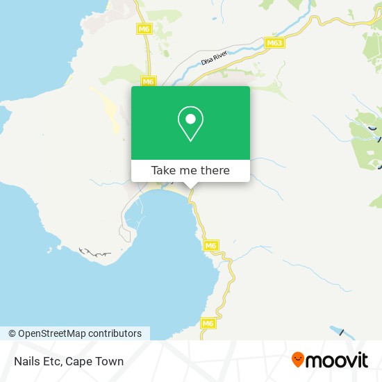 Nails Etc map