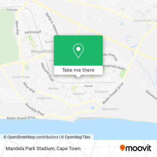 Mandela Park Stadium map