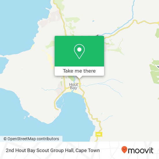 2nd Hout Bay Scout Group Hall map
