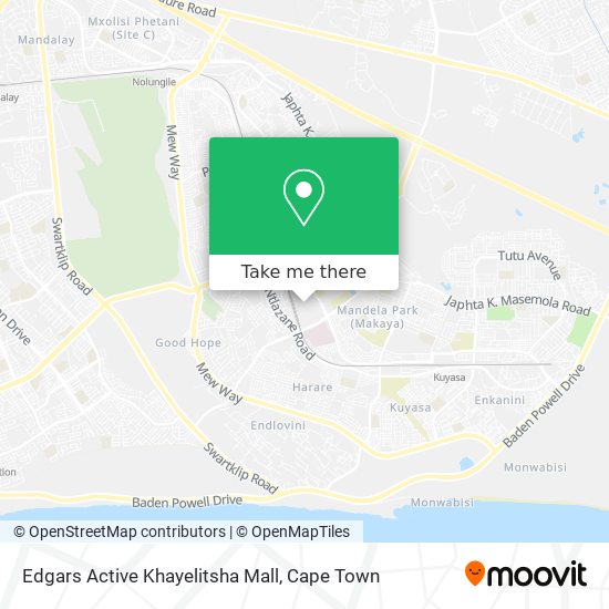 Edgars Active Khayelitsha Mall map
