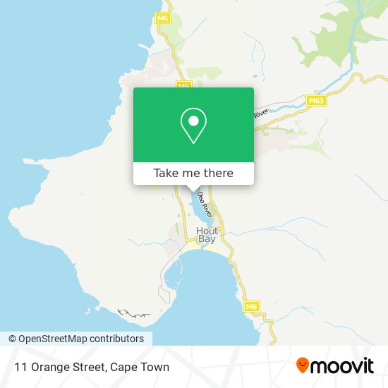 11 Orange Street map