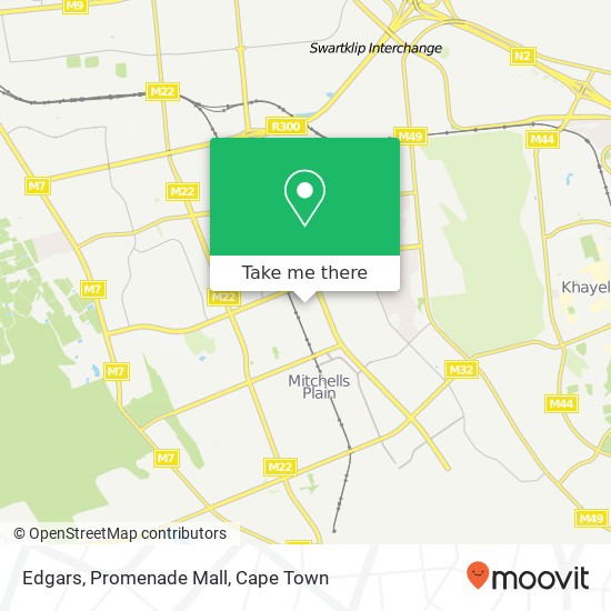 Edgars, Promenade Mall map